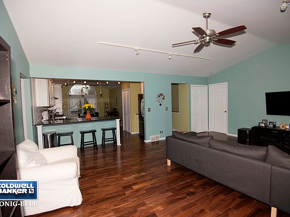 Opens To Large Eat-In Kitchen