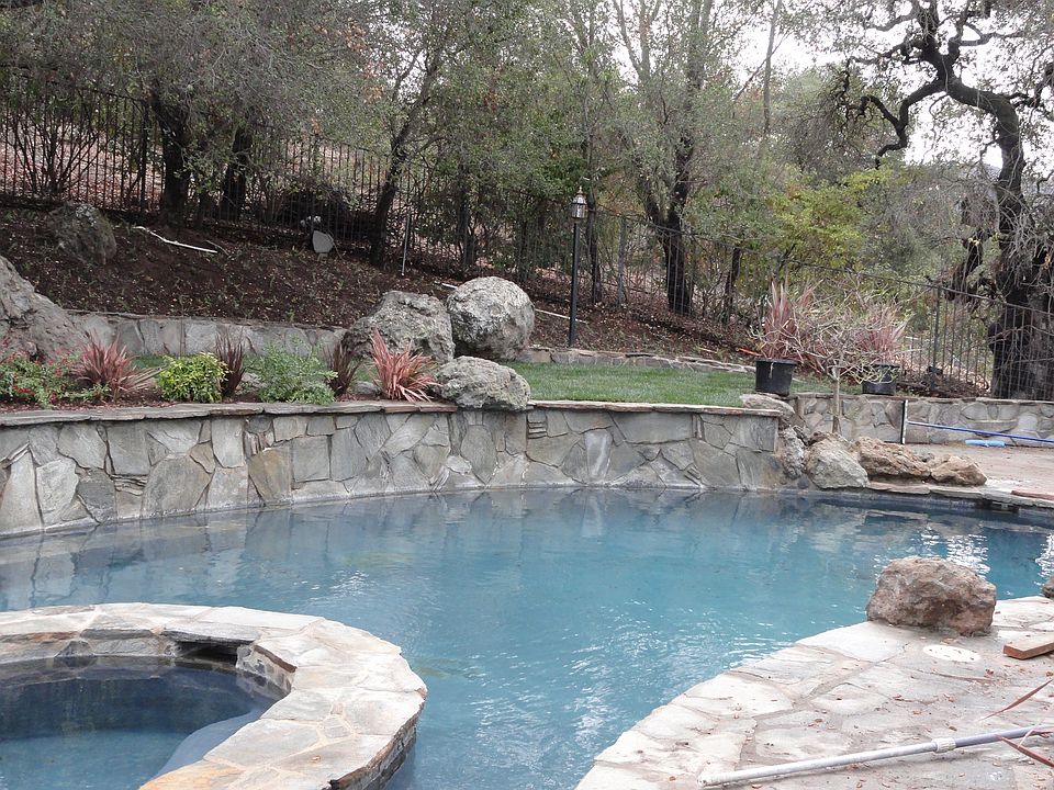 Stunning pool and backdrop