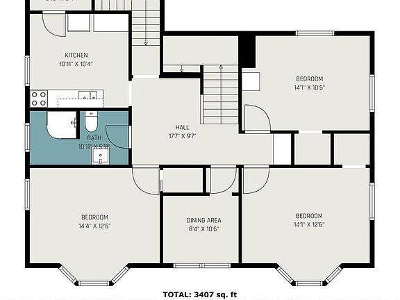 3rd image of 217 N Normal St #2 & 3