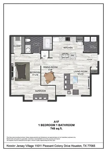 Floor plan A1F