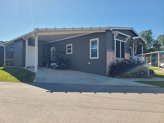 Front and left side of home 