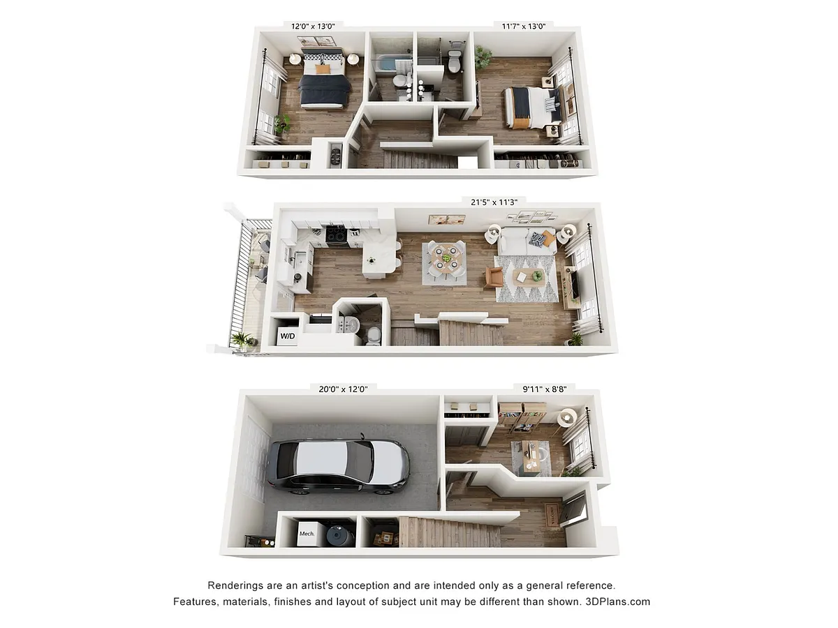 Floor plan Woodbury Town