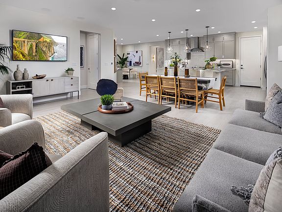 Great Room Kitchen of the Model Home