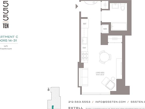 2nd image of 555 10th Ave APT 15C