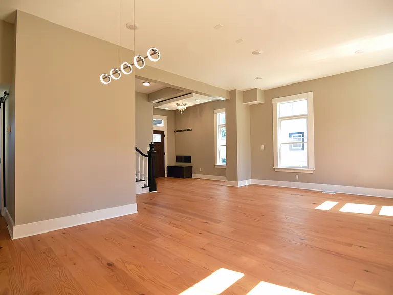 Great room showing front door and foyer.