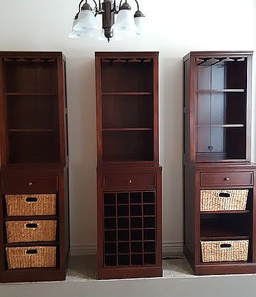 Dining, 3 piece cabinet neg 