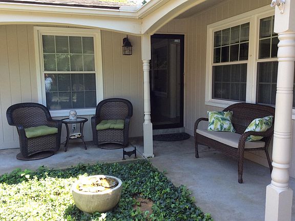 Welcoming and relaxing front porch.