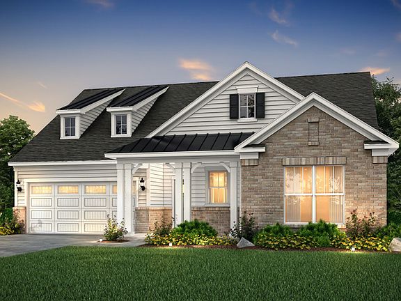 Bridgestone Exterior LC3S features siding, brick and covered front porch