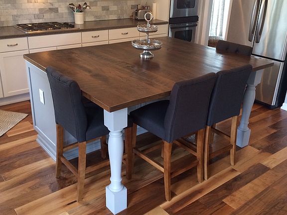 reclaimed wood countertop