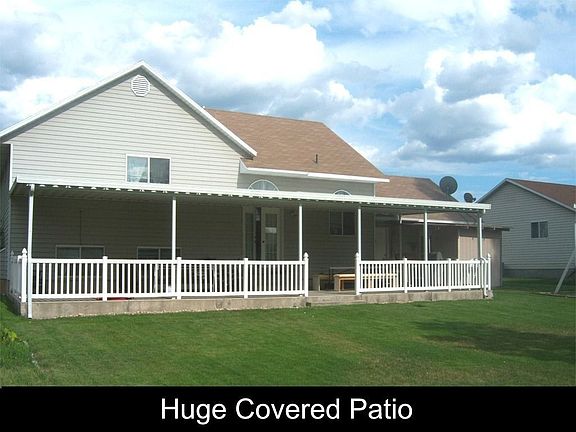 Huge back patio