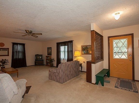 Entry opens to living room