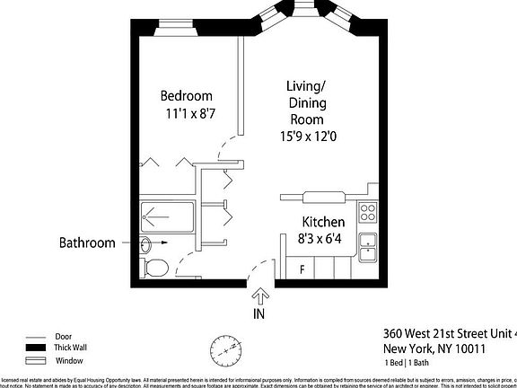 2nd image of 360 W 21st St APT 4C