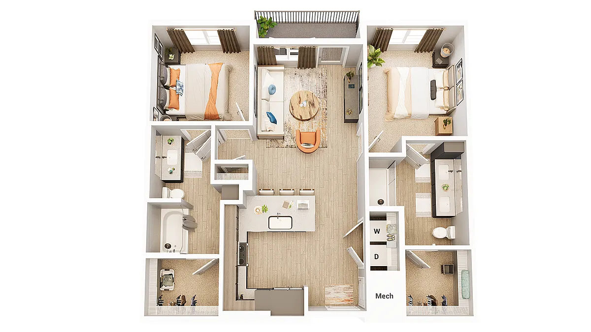 Floor plan B1