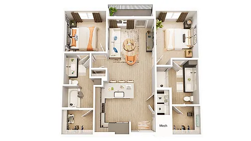 Floor plan B1