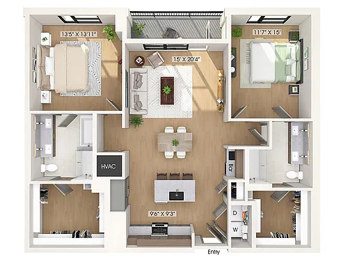 Floor plan B8