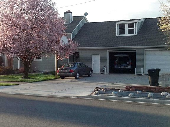 Deep & wide 2 car garage