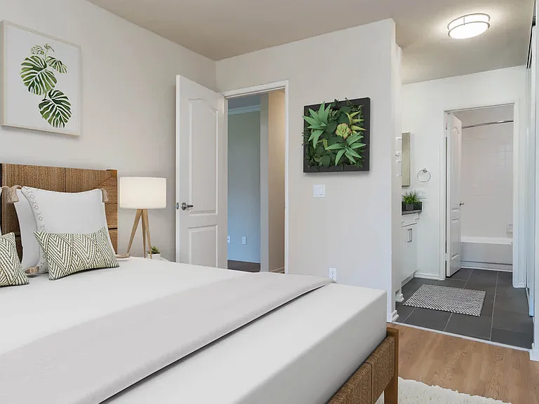 Bedroom with Hard Surface Flooring