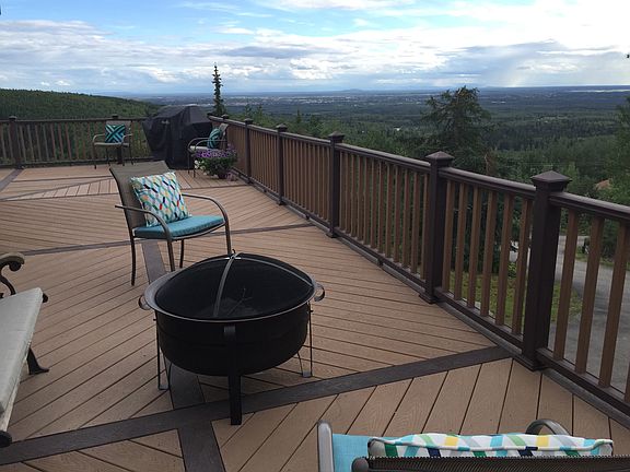 View from W deck