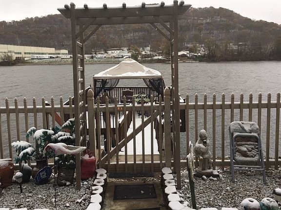 Beautiful view in the snow