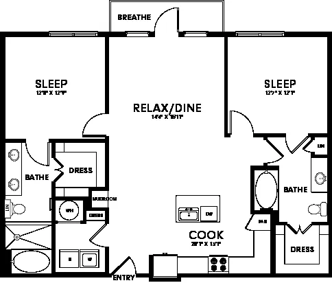 Floor plan B2F