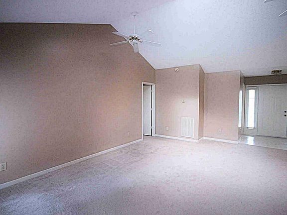 From this view, you can see the entry of the home and the ba