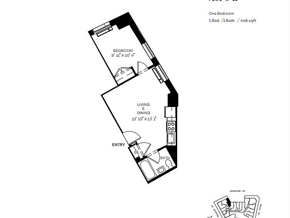 2nd image of 63 Wall St APT 1906