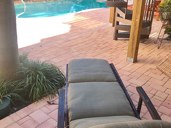 Pool deck patio