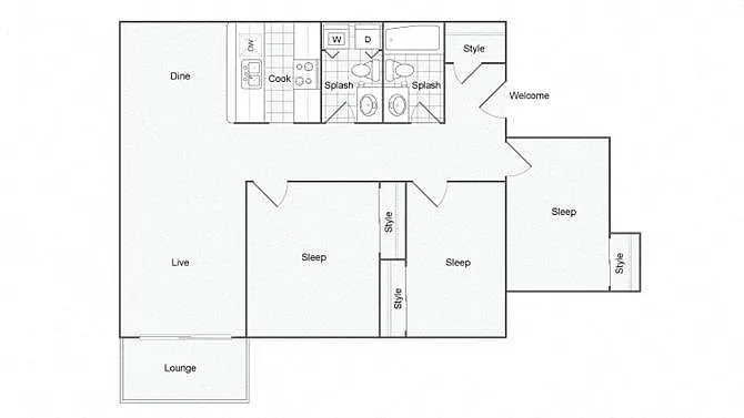 Floor plan Aspen