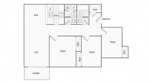 Floor plan Aspen