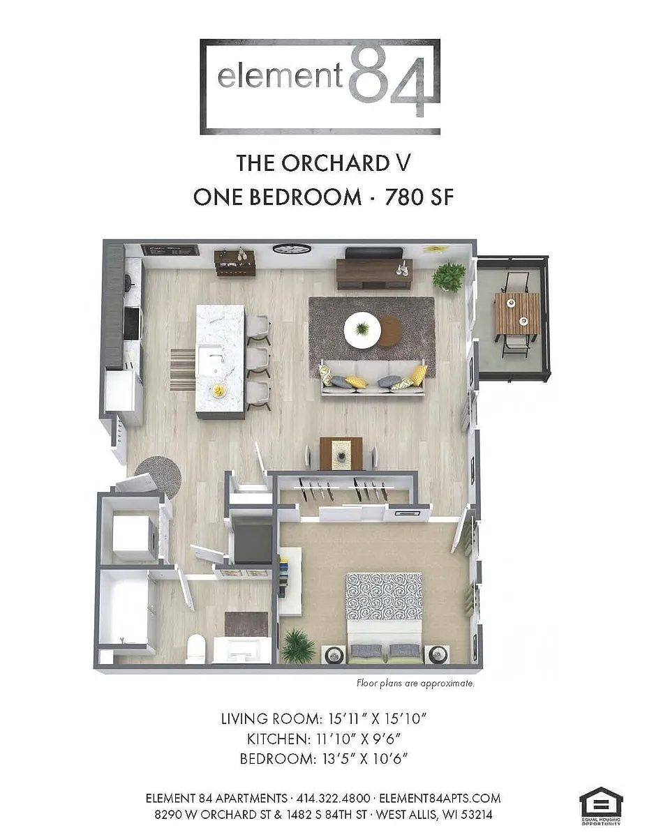 Floor plan Orchard 5