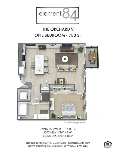Floor plan Orchard 5