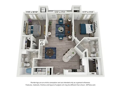 Floor plan Piedmont
