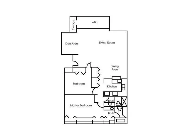 Floor plan D1R