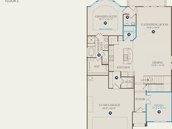 Amherst Floor Plan, Quick Move-In Home, Floor 1