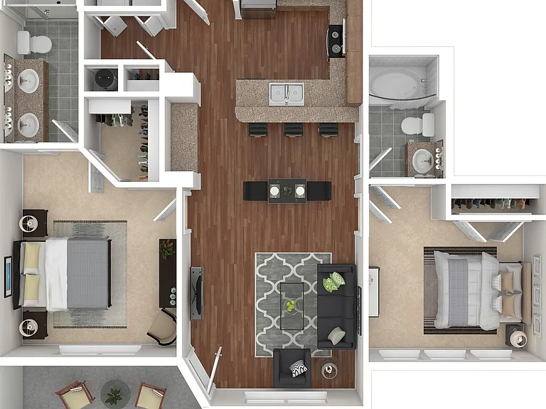 B1 3D Floor Plan B1 3D Floor Plan
