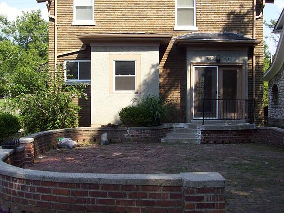 Back of House with Brick Patio