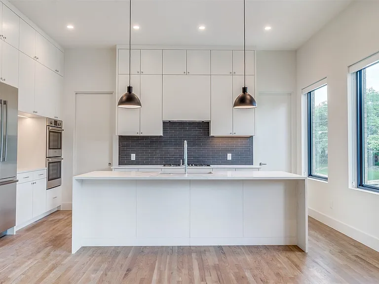 Natural light floods this space