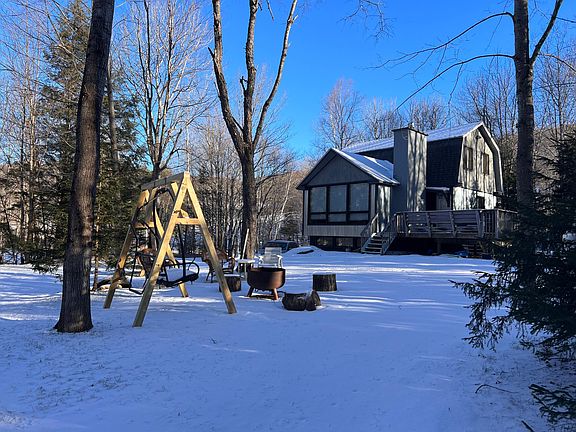 Chairlift swing by the firepit
