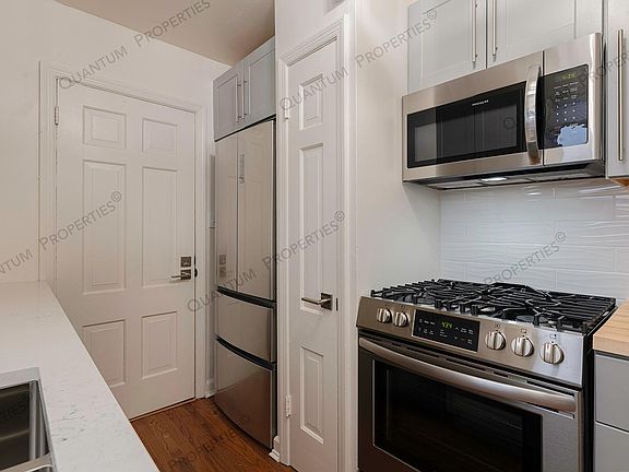 Stainless Steel French Door Refrigerator, Microwave and Gas Stove