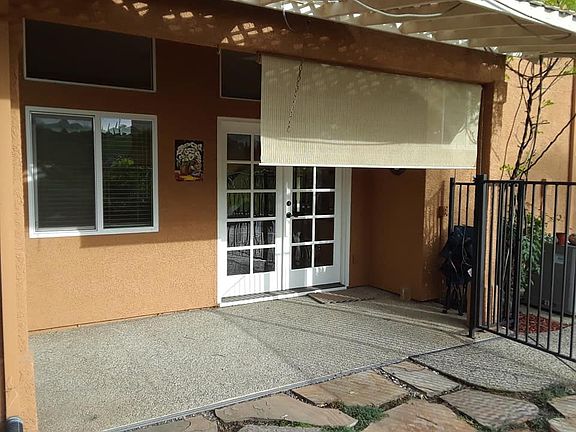 Covered back patio