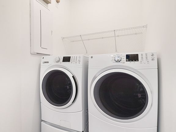 Laundry space off bedroom 3