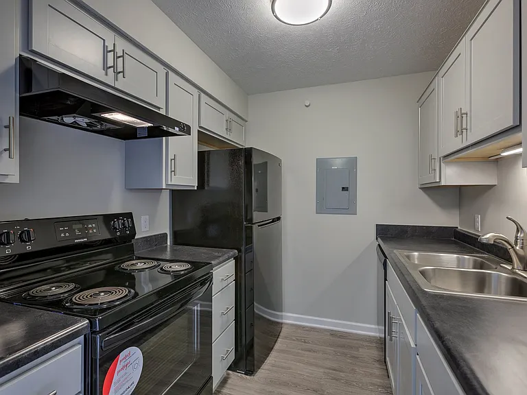 Elevate your lifestyle at The Pines at Q Plaza Apartments. Enjoy modern kitchen amenities, sleek finishes, and ample space designed for your comfort. Don't miss the chance to call this stunning community homeschedule your tour today!