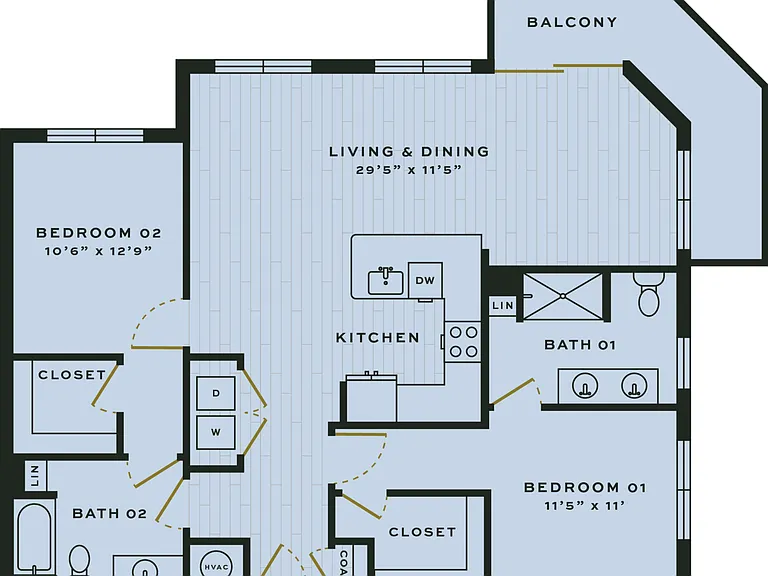 B4C floor plan The Keaton at Brier Creek