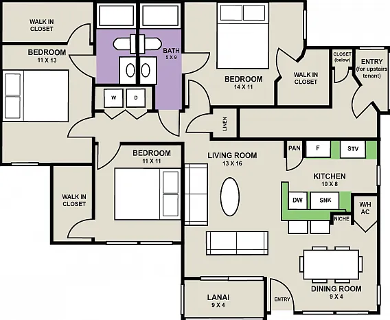 The Willet 3 Bed/2 Bath The Willet 3 Bed/2 Bath
