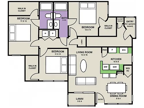 Floor plan The Willet