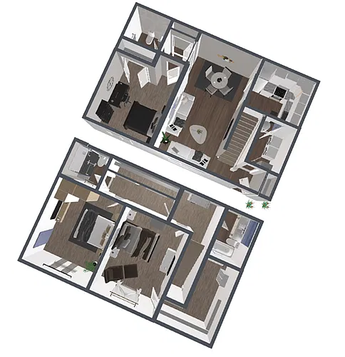 Floor plan 3 Bedroom Townhouse