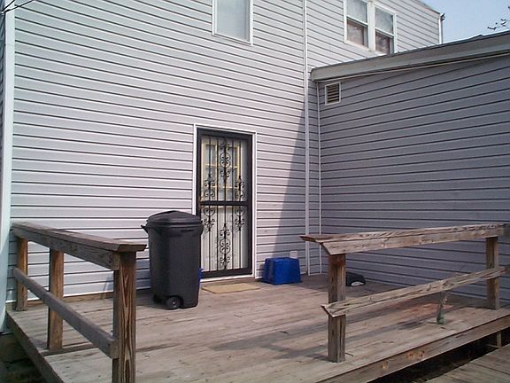 Deck and back door