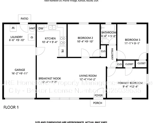 3 bed, 1.0 bath, 910 sqft, $1,900 — Photo 3