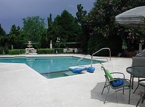 Custom Pool with Spa