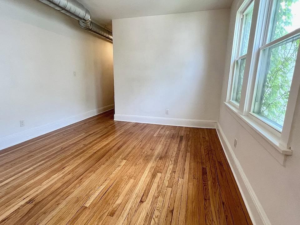 Living Room with Hallway
